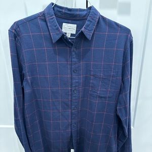 Lucky Brand Flannel Button down. Sz M.